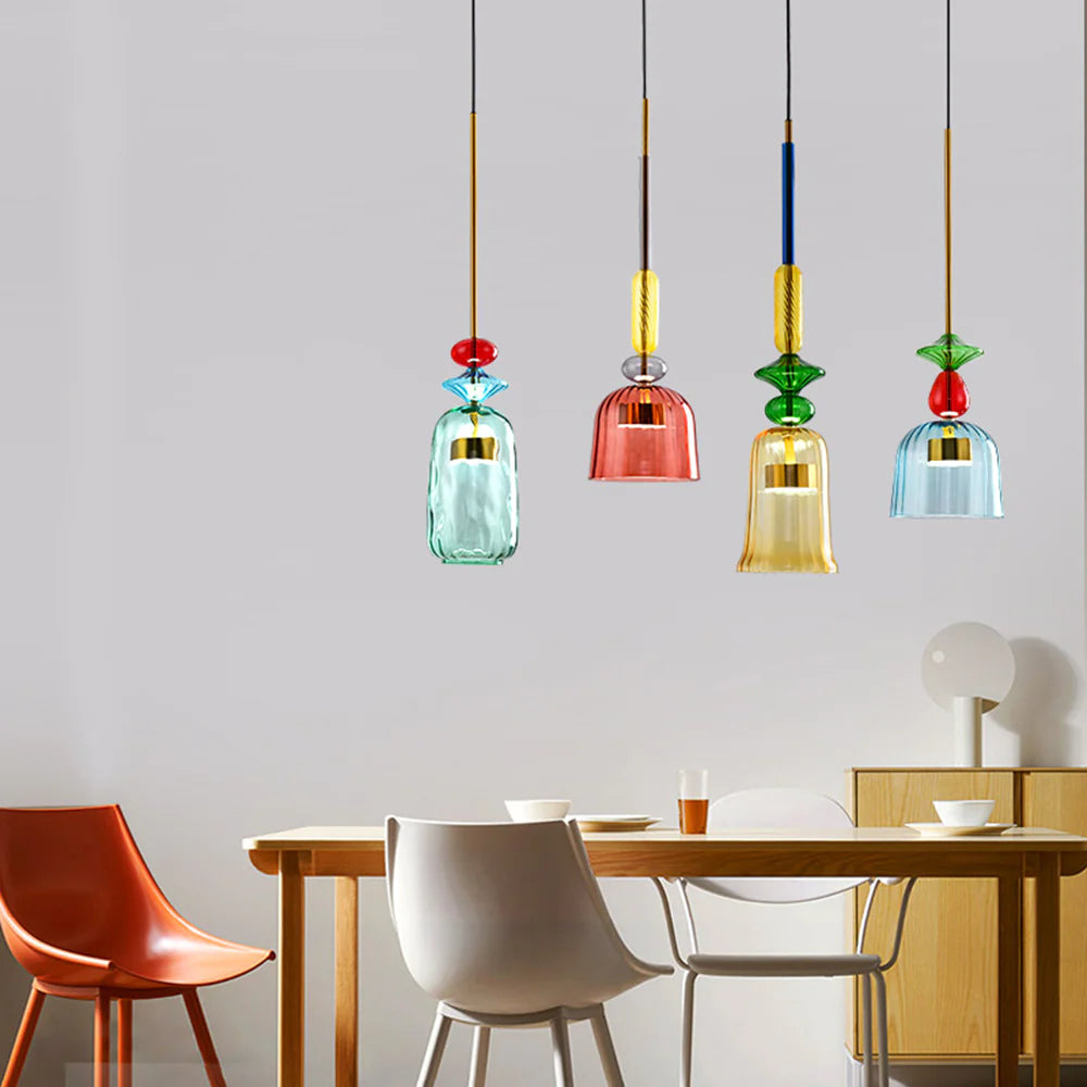 Valentina Moderno Bicchiere Lampade a Sospensione Colorato