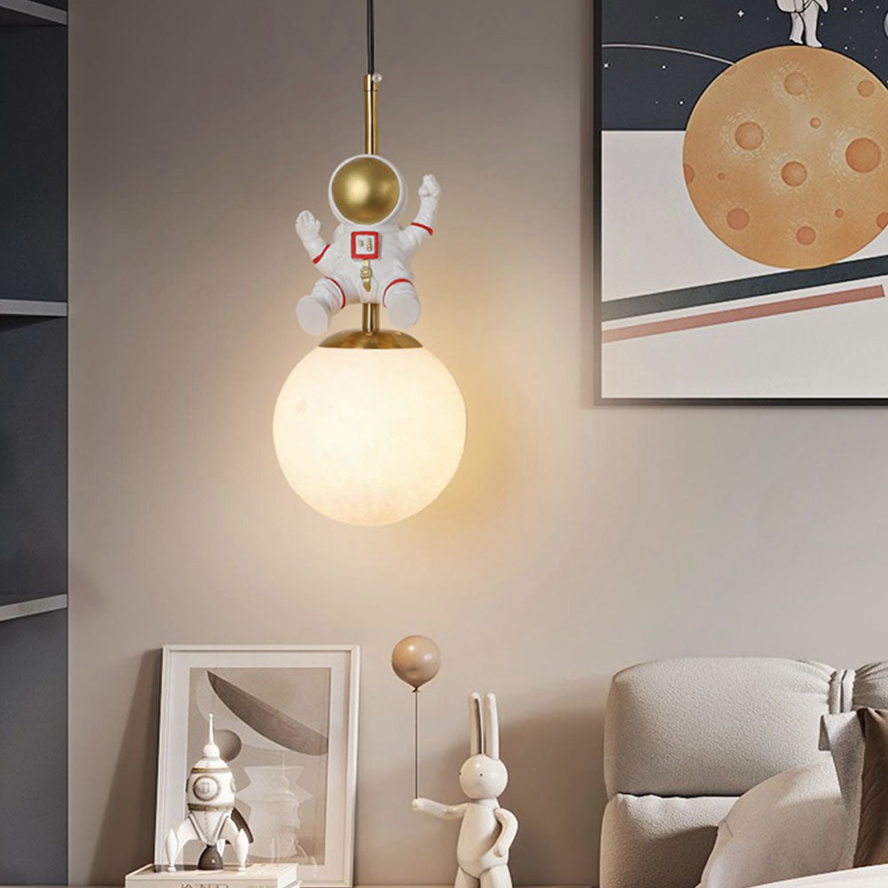 Arisha Design Luna Metallo Acrilico Lampade a Sospensione Oro