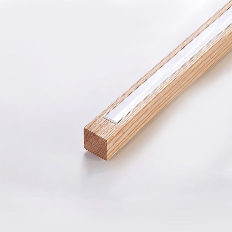 Muto Lampade da Terra Minimalista Lineare Legno Naturale Soggiorno