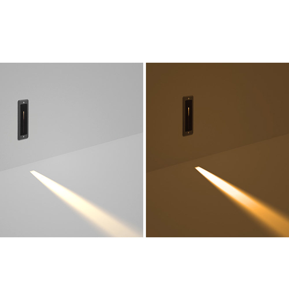Ray Moderno Rettangolare Metallo Lampade da Esterno Corridoio