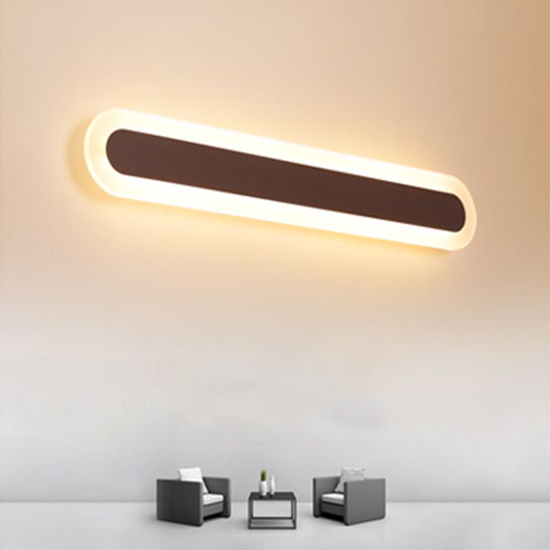 Arisha Rotondo Lampade da Specchi 2 Colori Metallo/Acrilico Soggiorno