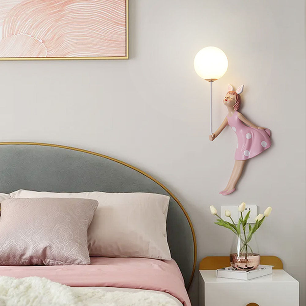 Arisha Arte Design Fate PV Applique Rosa Camere dei Bambini