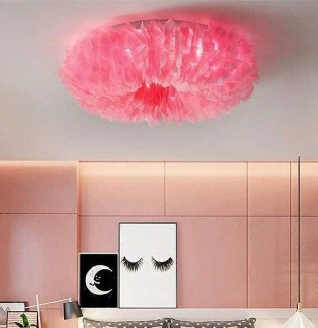 O'Moore Plafoniera Piuma Camera da Letto Moderna