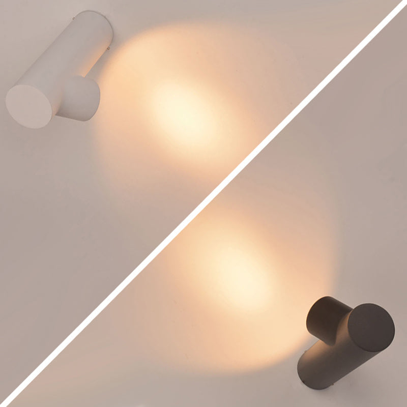 Ray Moderne LED Lampade da Esterno Bianco/Nero Impermeabile