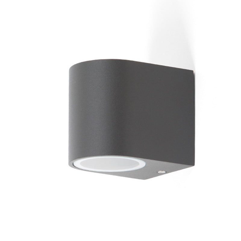 Ray Moderne LED Lampade da Esterno Metallo Nero Quadrato Minimalista