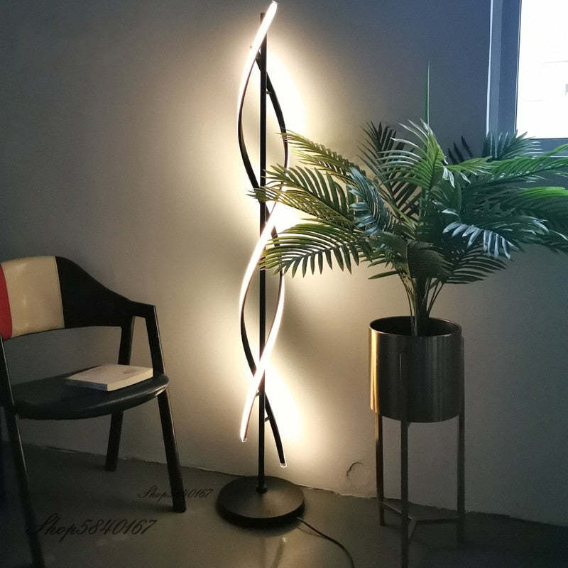 Mira Moderno LED Lineare Acrilico Lampade da Terra