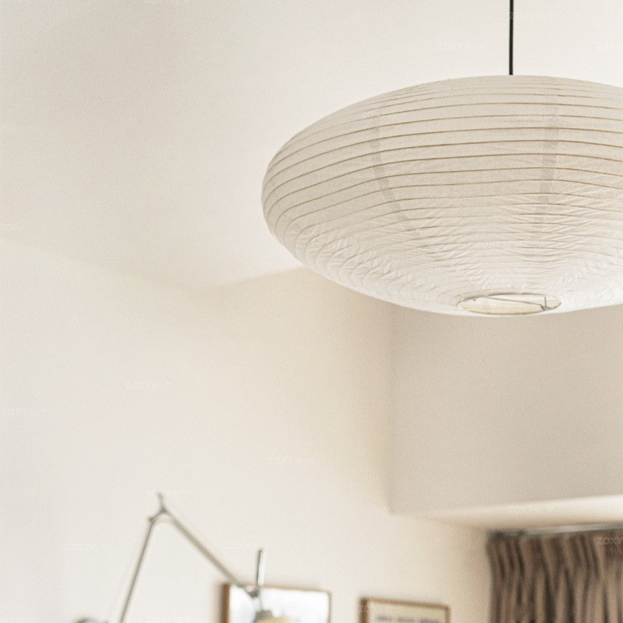 Ritta Wabi-sabi Retro Globo Metallo Carta LED Lampade a Sospensione Sala da Pranzo