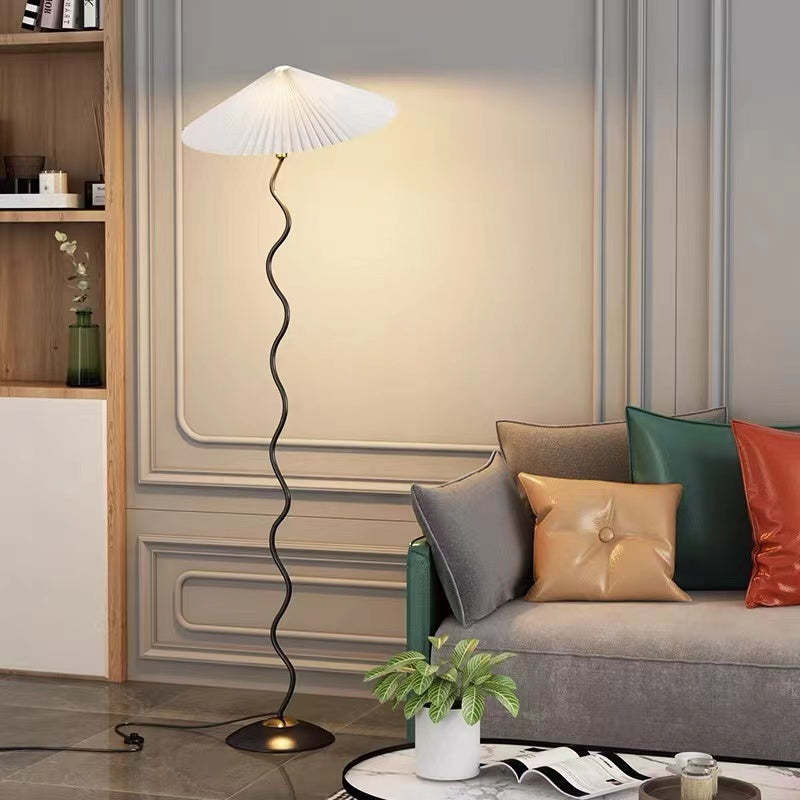 Ritta Moderne LED Funghi Design Lampade da Terra Metallo/Fabrico 3 Colore Soggiorno/Camera da Letto