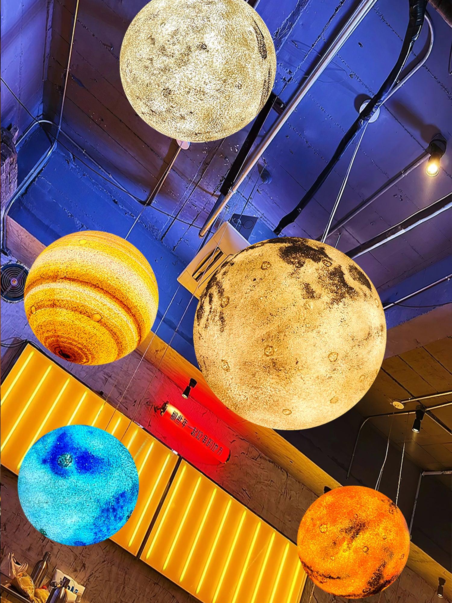 CosmoSphere Planetary Pendant Light - Blowlighting
