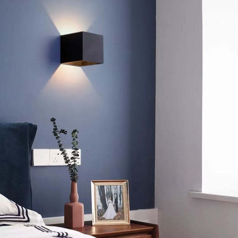 Ray Applique da Esterni Quadrato Regolabile LED