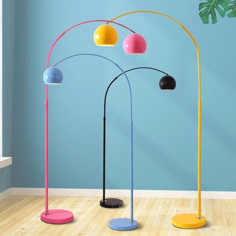 Mira Moderna LED Lampada da Terra Metallo Colorato Bellissimo