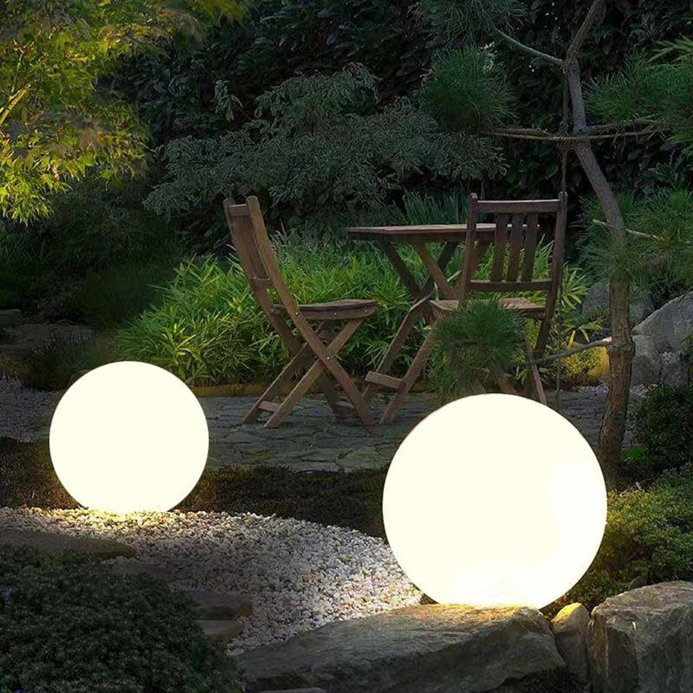 Ray Lampade da Esterno Minimalista Globo LED Resina Giardino
