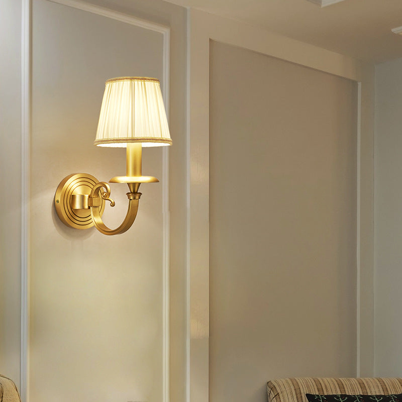 Silva Decorativo Applique Metallo Tessuto Soggiorno Camera da Letto