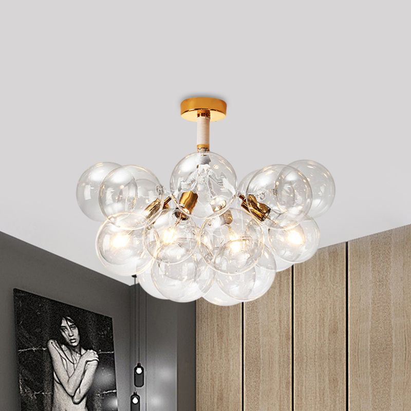 Valentina Multi-Globo Moderne Vetro Plafoniere Soggiorno/Camera da Letto