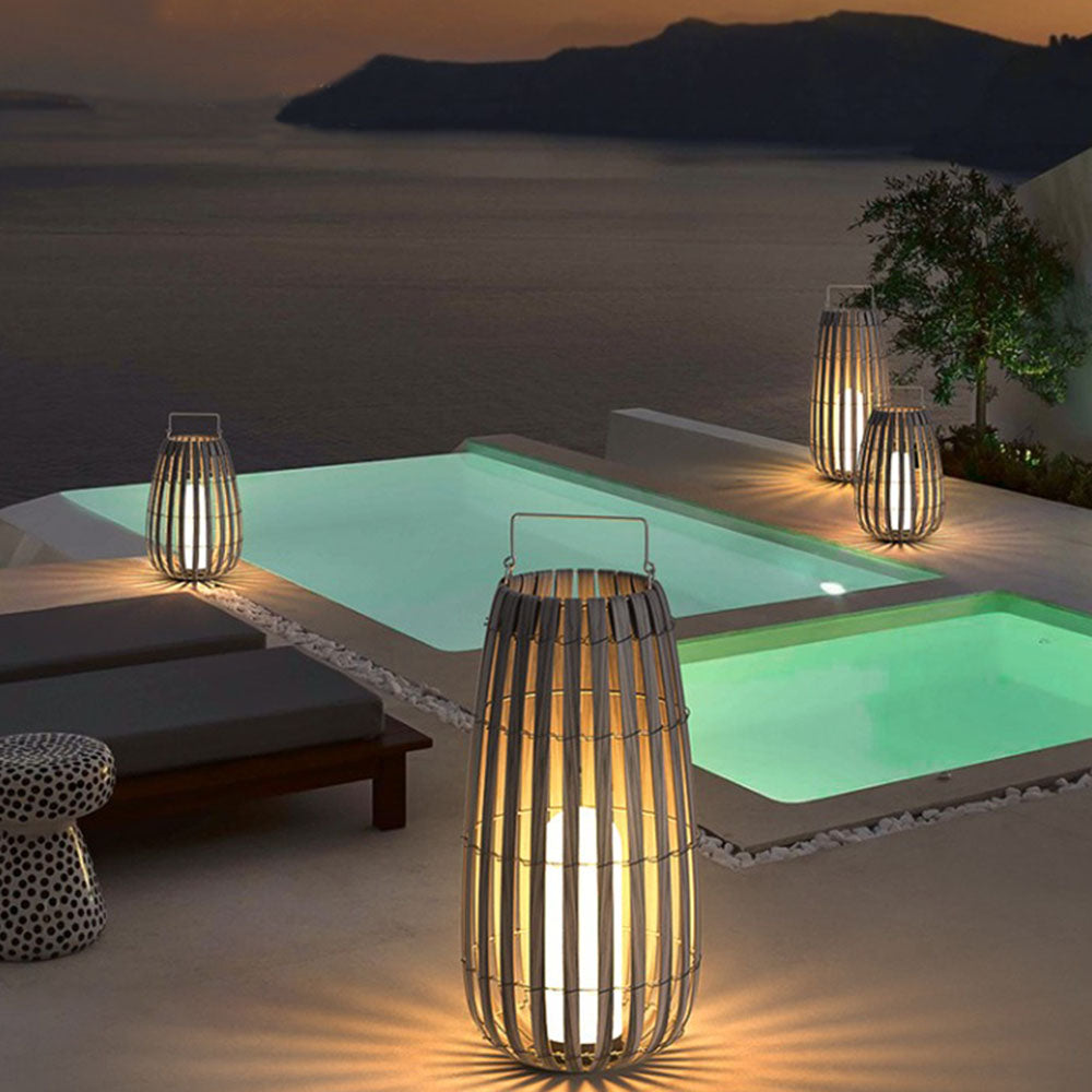 Ray Classico Lanterne Solare Metallo Lampade da Esterno Marrone