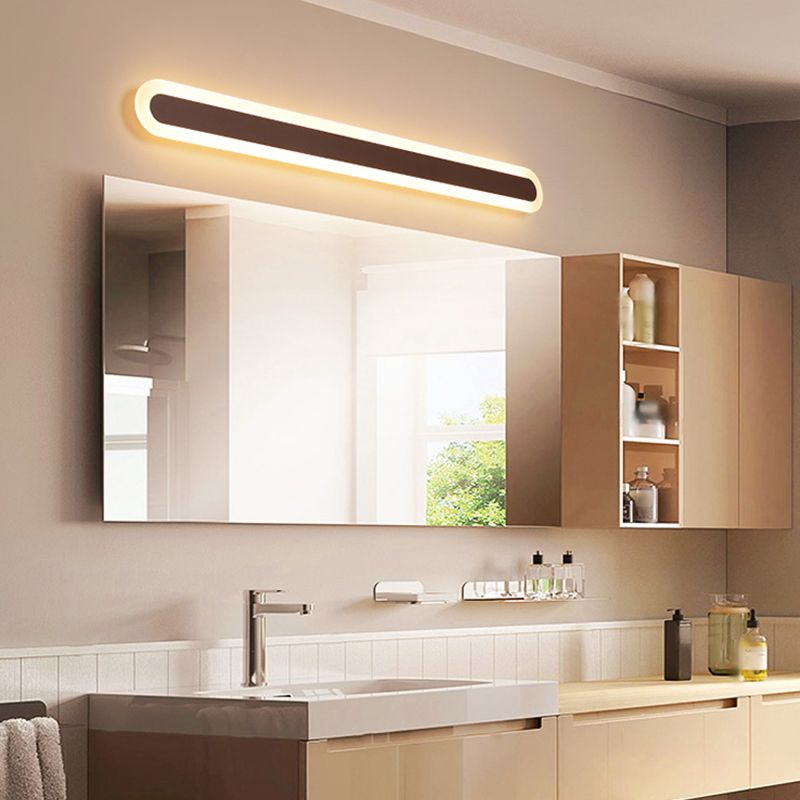 Arisha Rotondo Lampade da Specchi 2 Colori Metallo/Acrilico Soggiorno