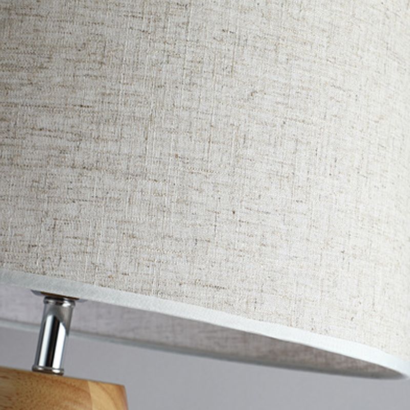 Ritta Moderne LED Base Lampade da Terra Legno/Tessuto Salotto
