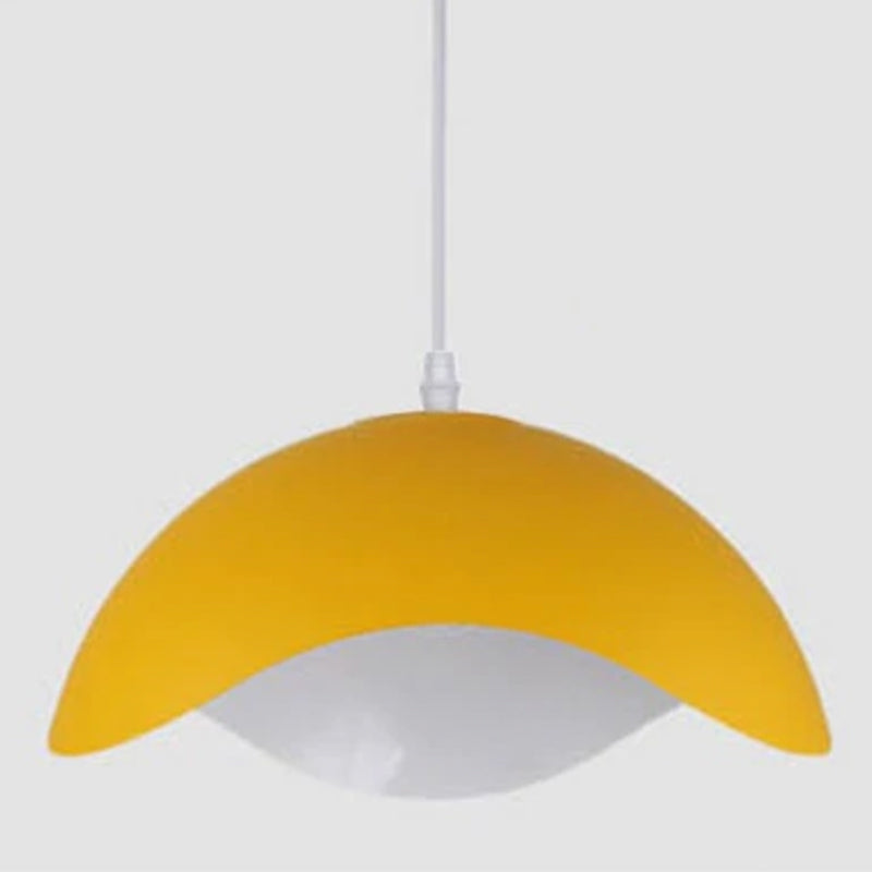Valentina Lampade a Sospensione Colorato Ombra Singolo Legno/Metallo