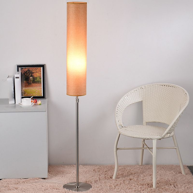 Ritta Moderne LED Lampade da Terra Tessuto/Metallo Salotto Bianco/Rosso/Marrone/Caffè