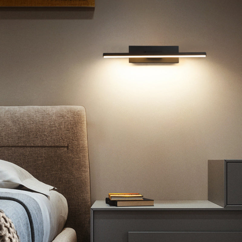 Arisha Moderna LED Applique Nero/Bianco Girevole Camera da Letto Soggiorno
