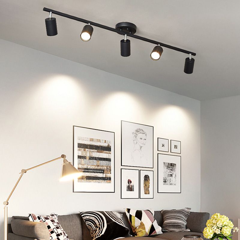 Arisha Moderno Cilindrico LED Semi Plafoniere Soggiorno