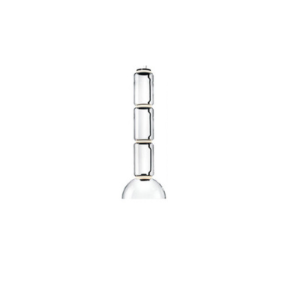 Valentina Minimalista LED Combinazione Lampade a Sospensione Metallo Vetro Nero Soggiorno/Camera da Letto