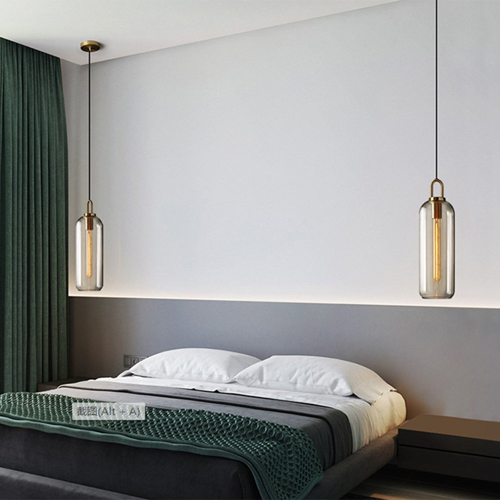 Valentina Moderno LED Lampade a Sospensione Cancella Vetro Cilindro Soggiorno/Camera da Letto