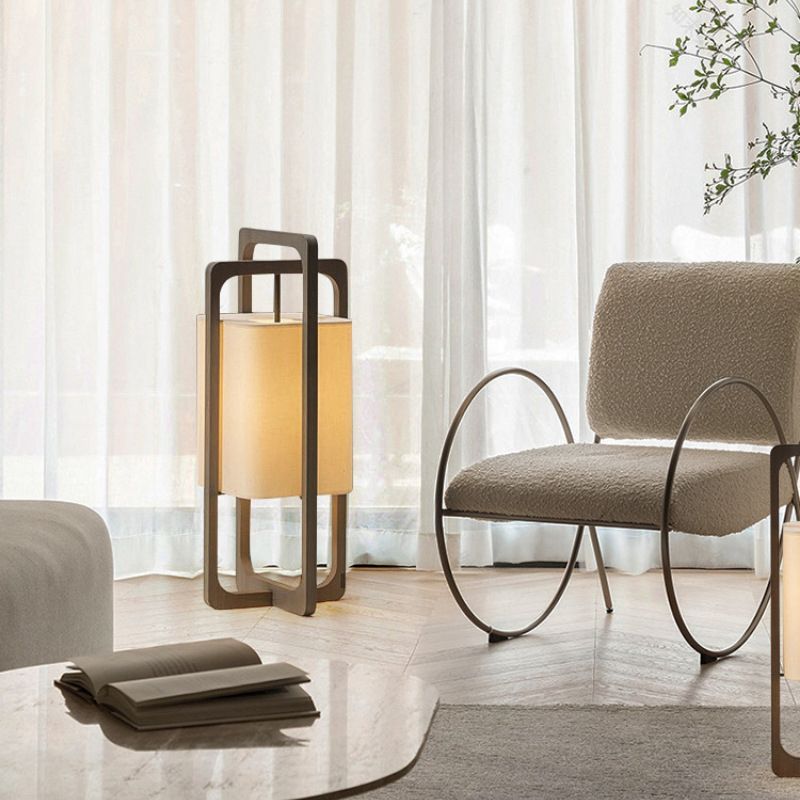 Muto Rectangular Lampade da terra,Legno,Camera da letto