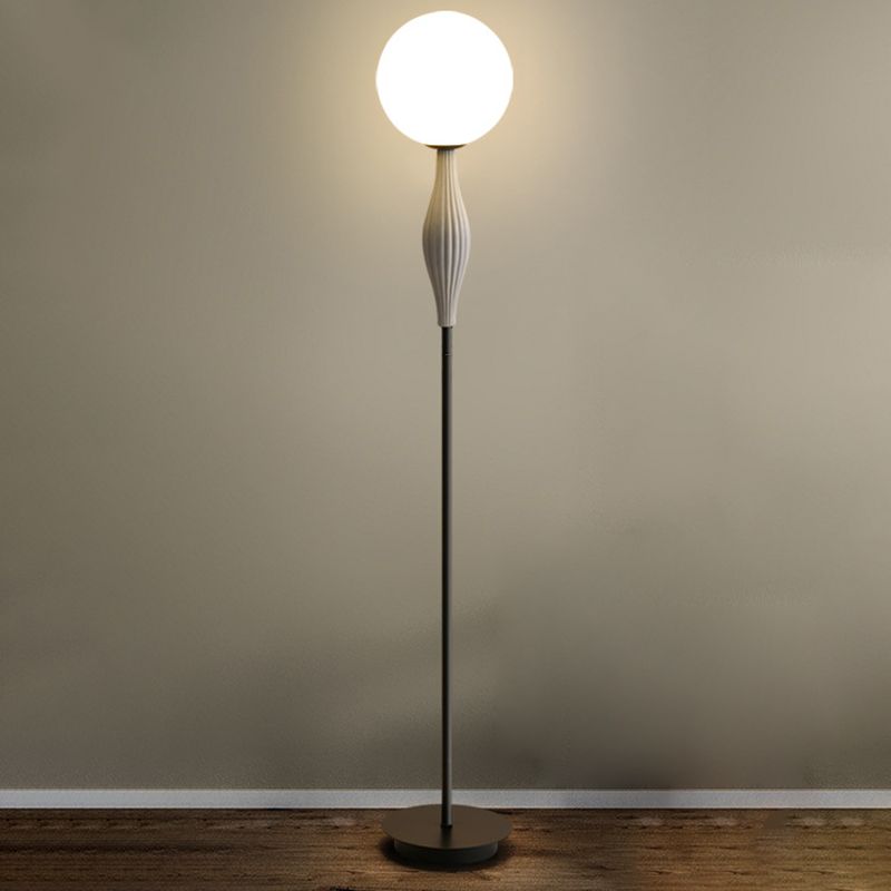 Valentina Design LED Lampade da Terra Bubble Metallo/Vetro Camera da Letto