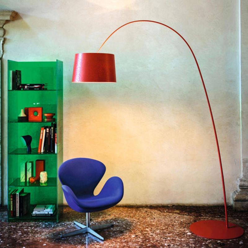 Tiffany Design LED Lampade da Terra Arco Metallo Camera da Letto