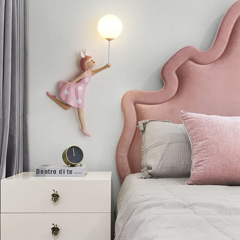Arisha Arte Design Fate PV Applique Rosa Camere dei Bambini