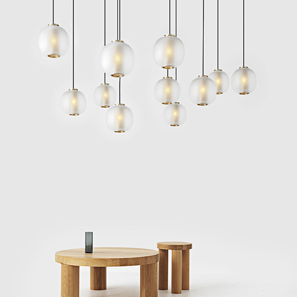 Valentina Moderno LED Lampada a Sospensione Metallo Cilindro Vetro Smerigliato Bianco/Grigio Soggiorno/Camera da Letto