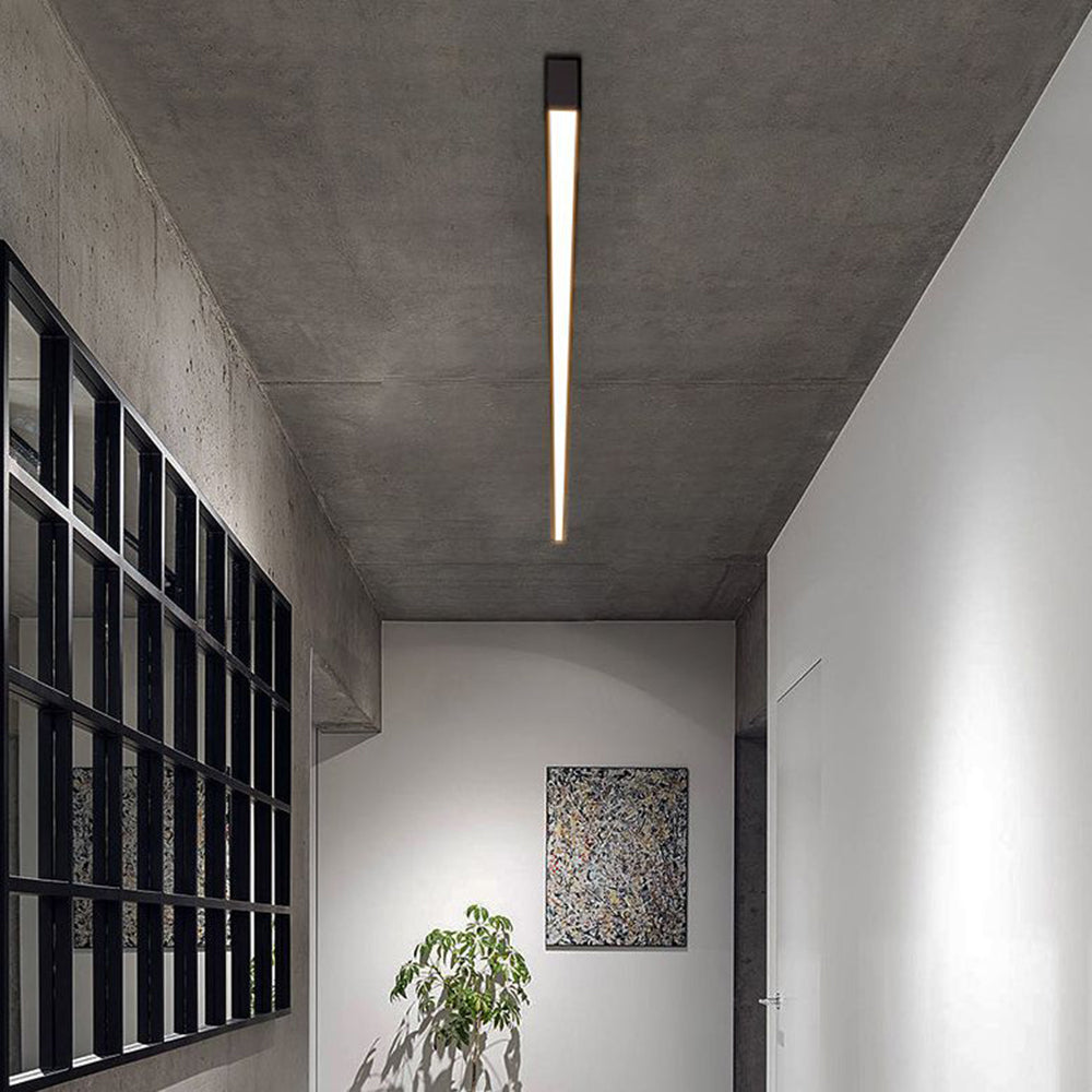 Arisha Moderne Lineare Design LED Plafoniere Economico Metallo Nere