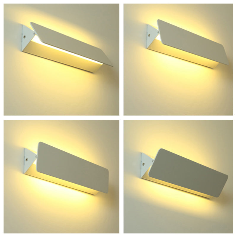 Ray Moderne LED Applique da Interno Metallo Bianco Ruotabile