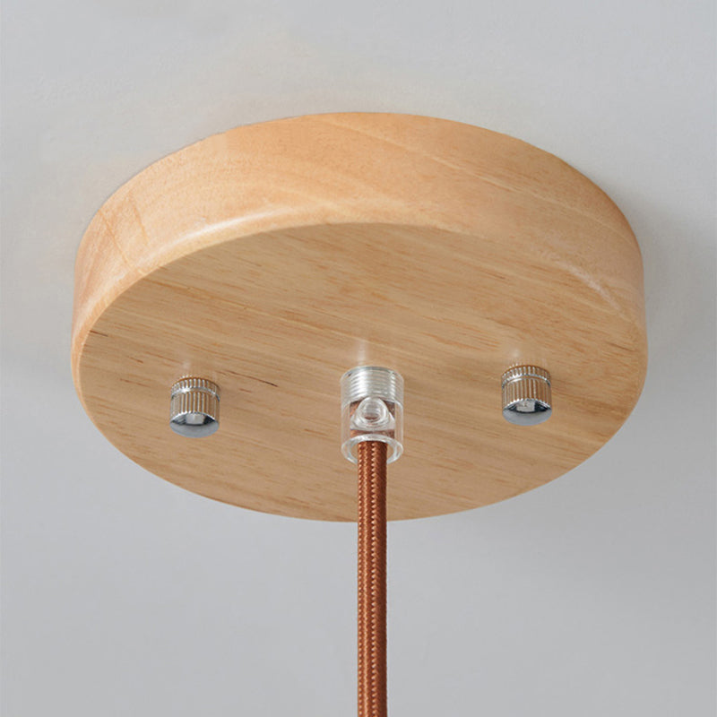 Muto Moderno Legno/Vetro Lampade a Sospensione Bianco Soggiorno Camera da Letto