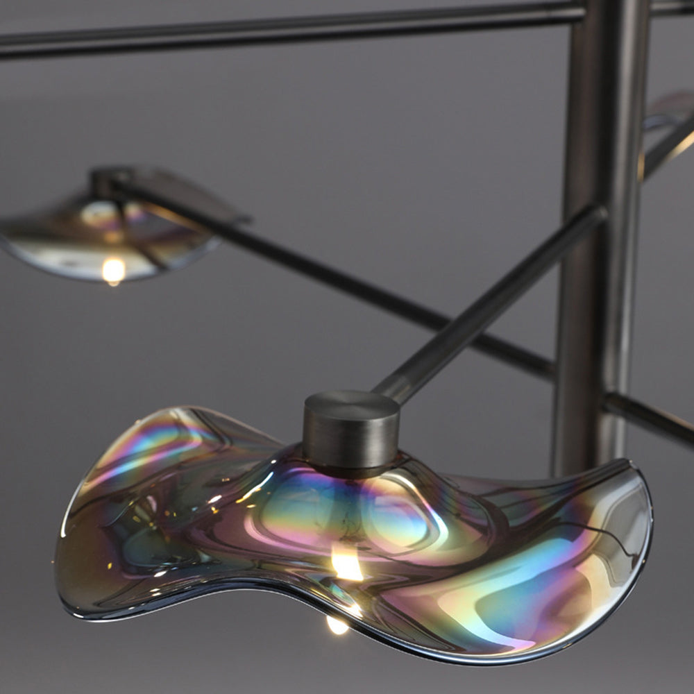Arisha Lampada a Sospensione Metallo Chiaro/Multicolore Filiale Moderna