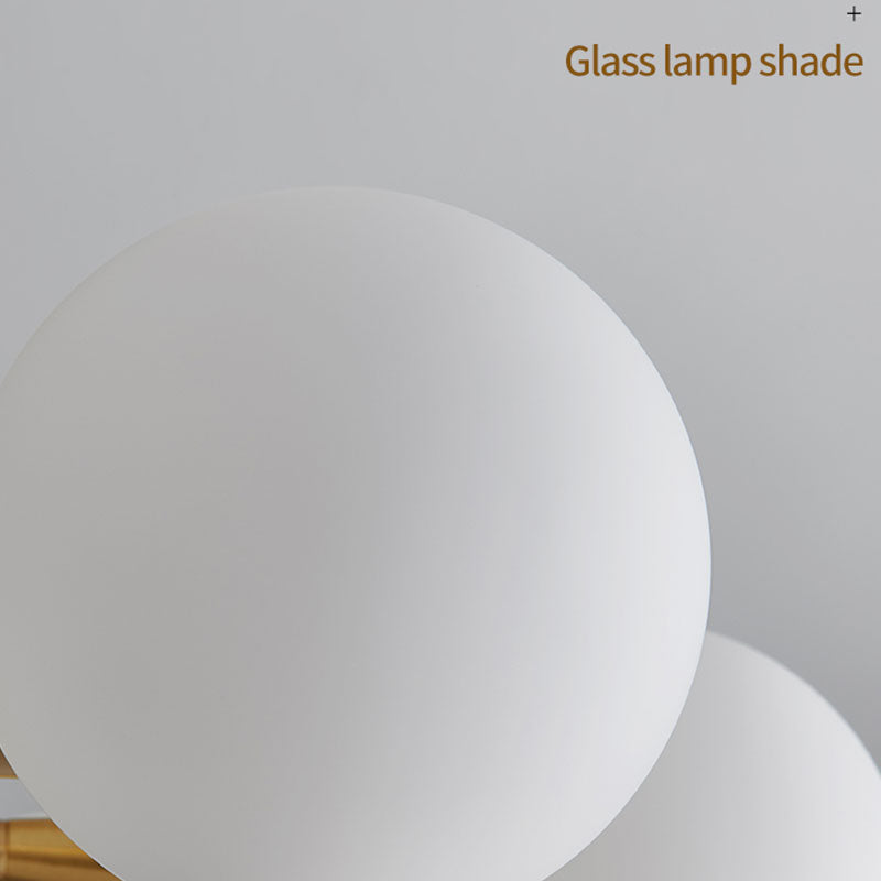 Valentina Moderno LED Lampade a Sospensione Sfera Oro Metallo/Vetro Camera da Letto
