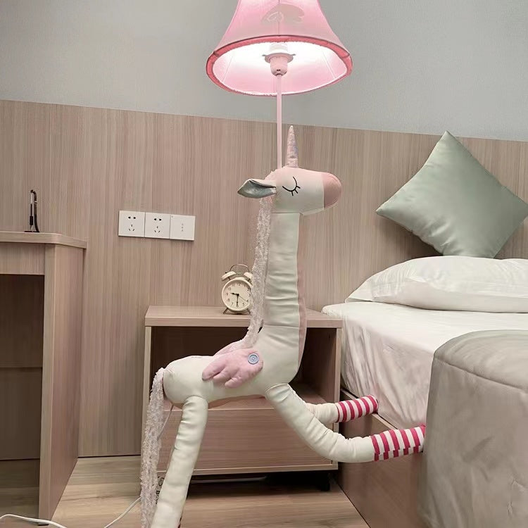 Arisha Lampade da Terra Metallo LED Rosa