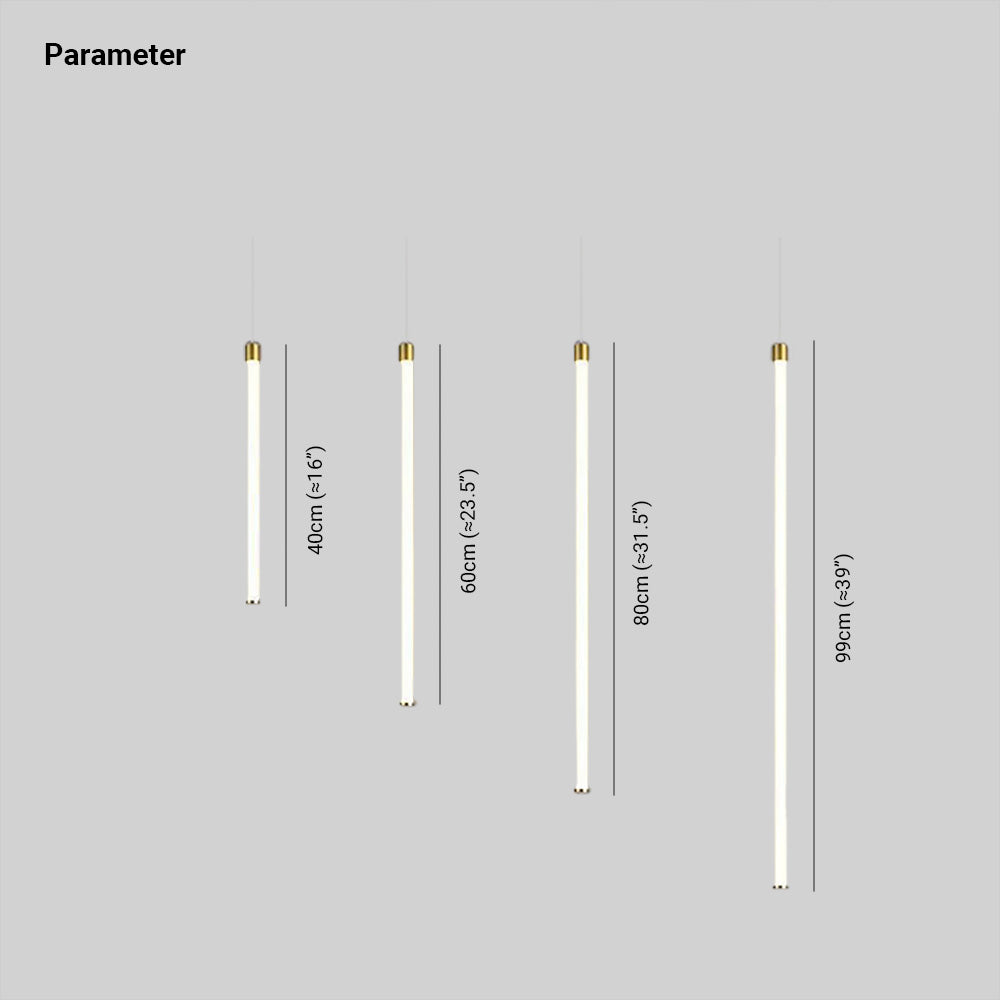 Arisha Moderno Minimalista Lineare Acrilico Lampade a Sospensione