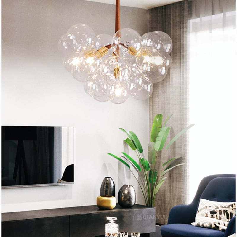 Valentina Decorativo LED Lampade a Sospensione Bianche/Nere/Caffè Bolle Soggiorno/Camera da Letto