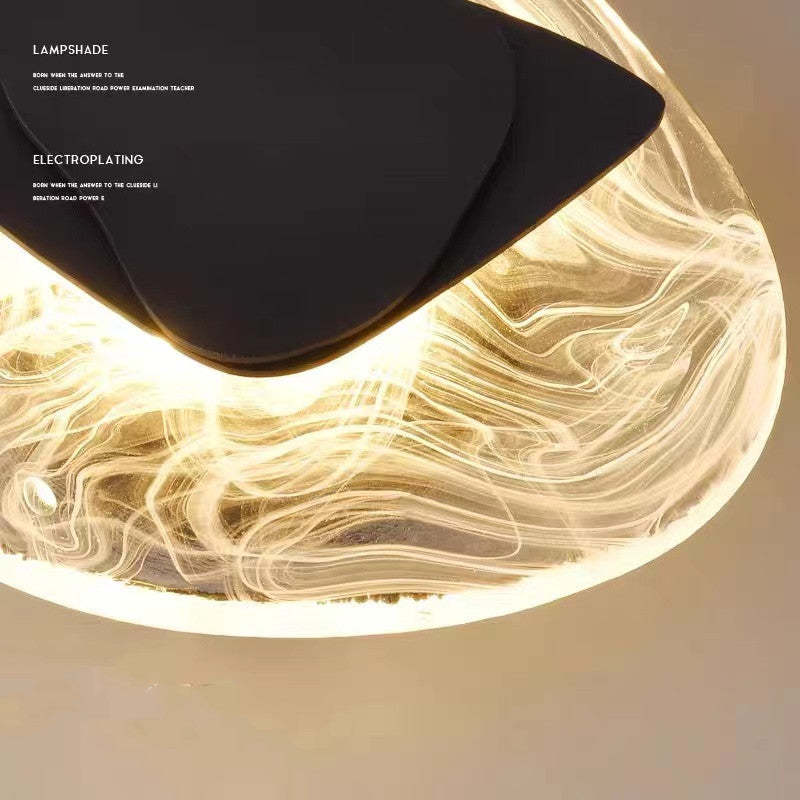 ArishaModerno LED Arte Deco Irregolare Applique Metallo/Acrilico Nero/Oro