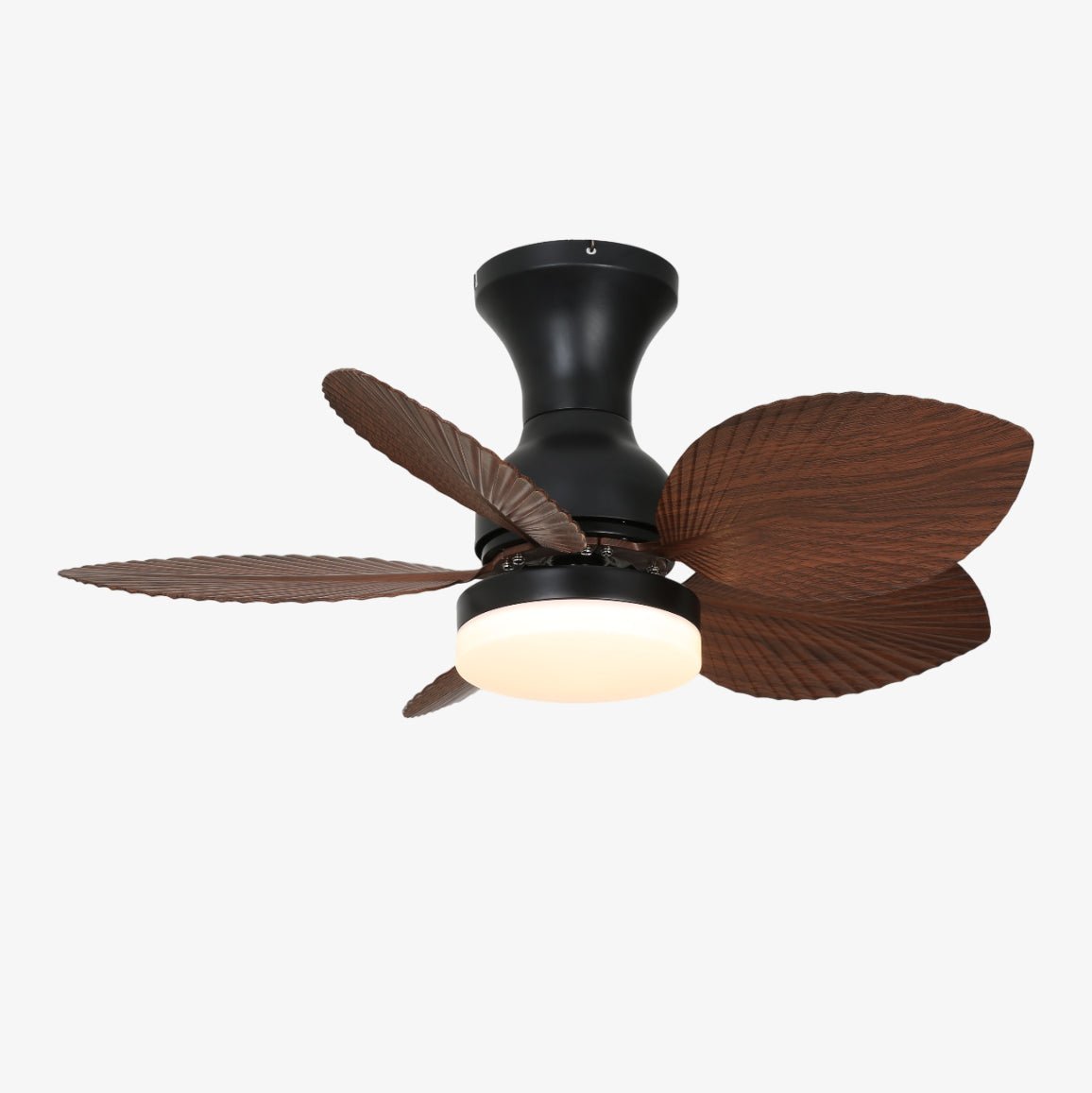 Diagramma che mostra le dimensioni del Ventilatore da Soffitto con Luce Vintage in Legno Florence Modello A