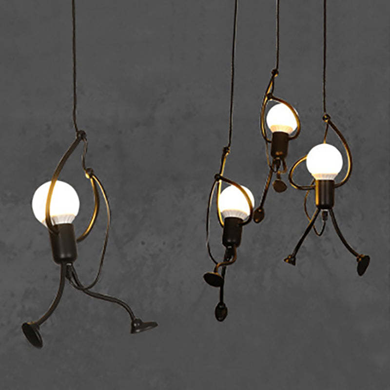 Arisha LED Ferro Speciale Design Uomo Lampada a Sospensione