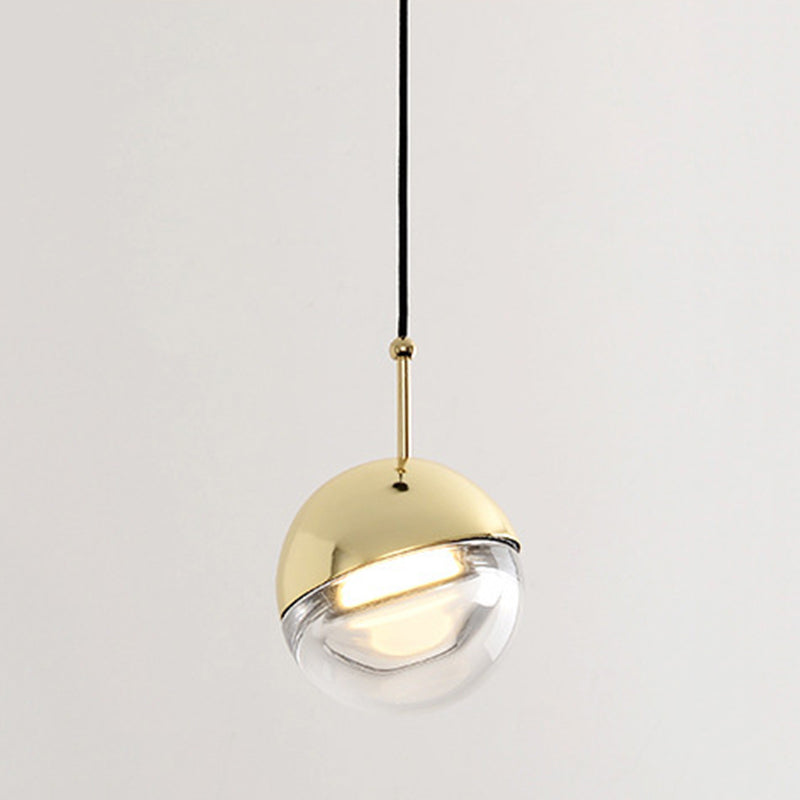 Valentina Moderno LED Palla Metallo/Vetro Lampade a Sospensione Oro/Rosa Soggiorno/Camera da Letto/Sala da Pranzo/Sala Studio