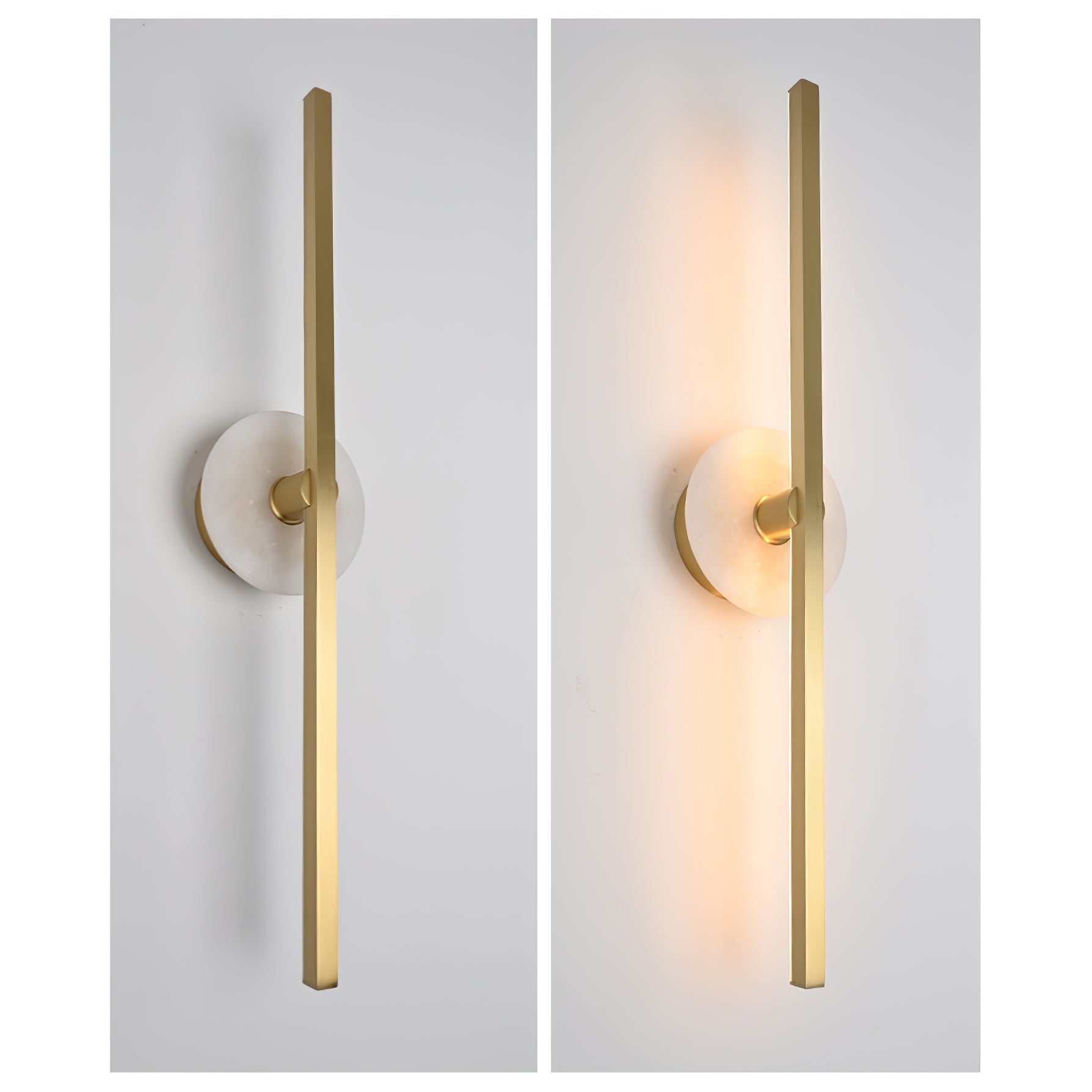 Elmarir Linear Alabaster Wall Light - Neutralighting