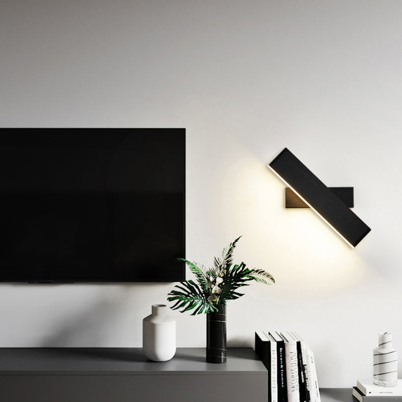 Arisha Moderna LED Applique Metallo Rettangolare