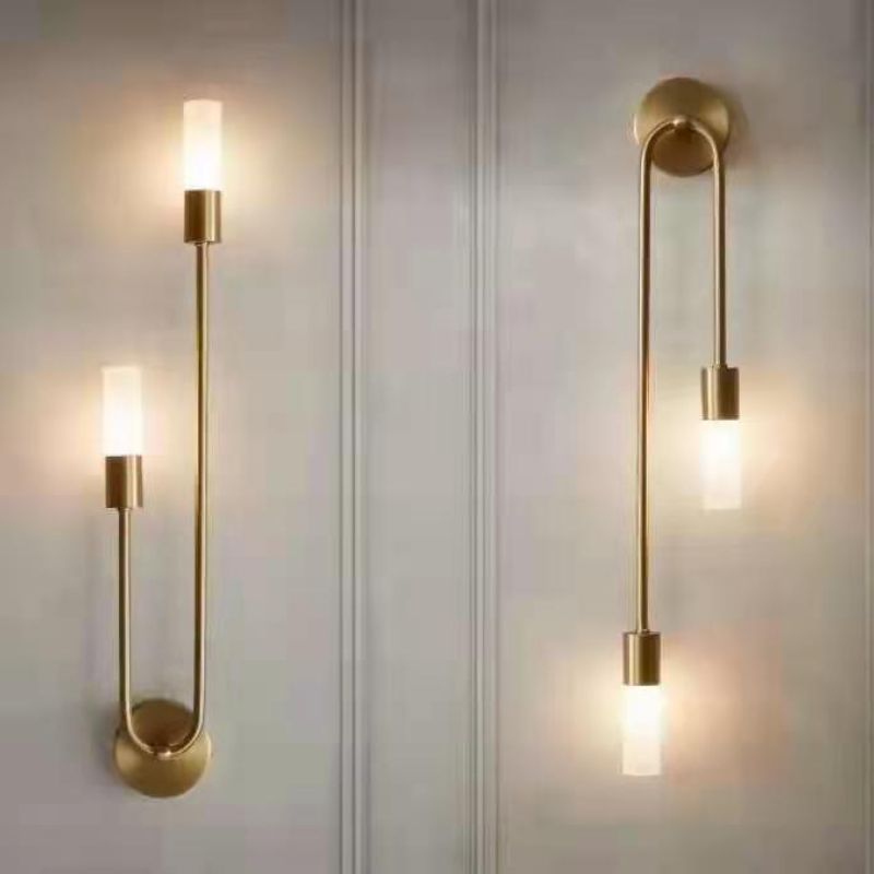 Arisha Moderno LED Applique Metallo Acrilico Oro