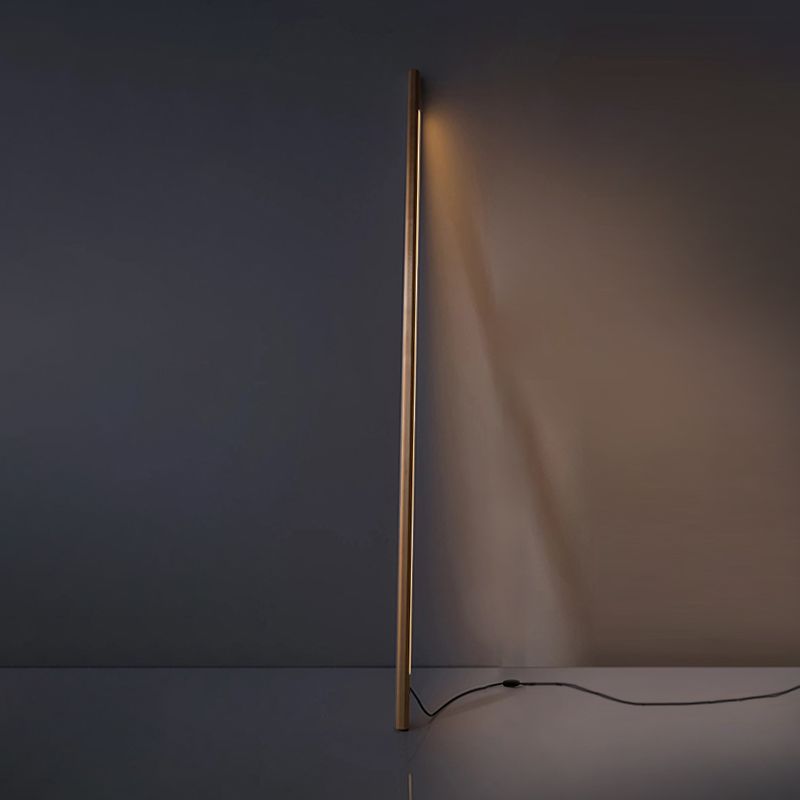 Muto Lineare Lampade da Terra Legno / Acrilico 2 Colori LED