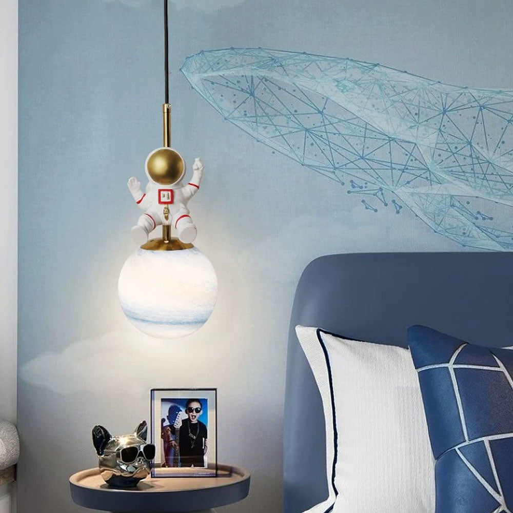 Arisha Design Luna Metallo Acrilico Lampade a Sospensione Oro