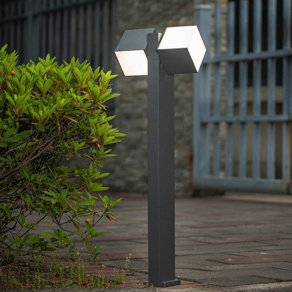 Ray Lampade da Esterno Metallo Rotabile Nero Moderno Semplice Giardino
